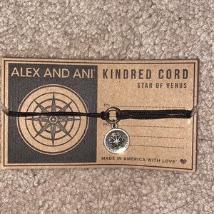 alex and ani star of venus cord bracelet